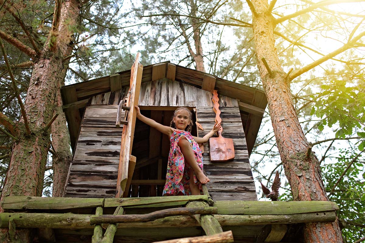 Perfect backyard treehouse